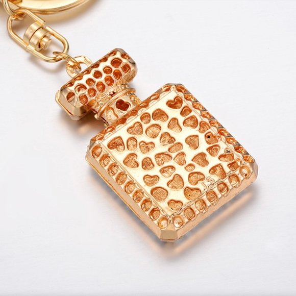 Crystal Perfume Bottle Purse Keychain Chanel - Picture 5 of 12